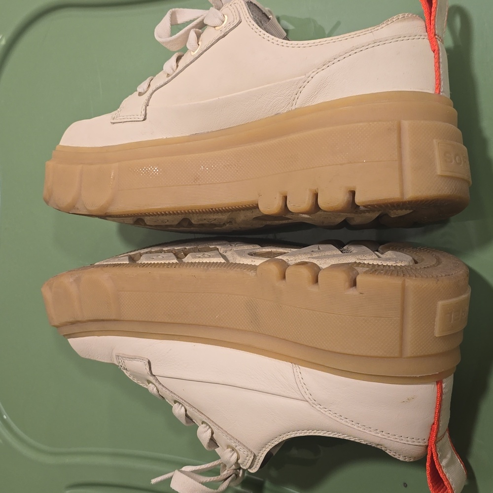 SOREL Cream Caribou X Sneakers Chunky Platform 8.5 - Picture 8 of 12